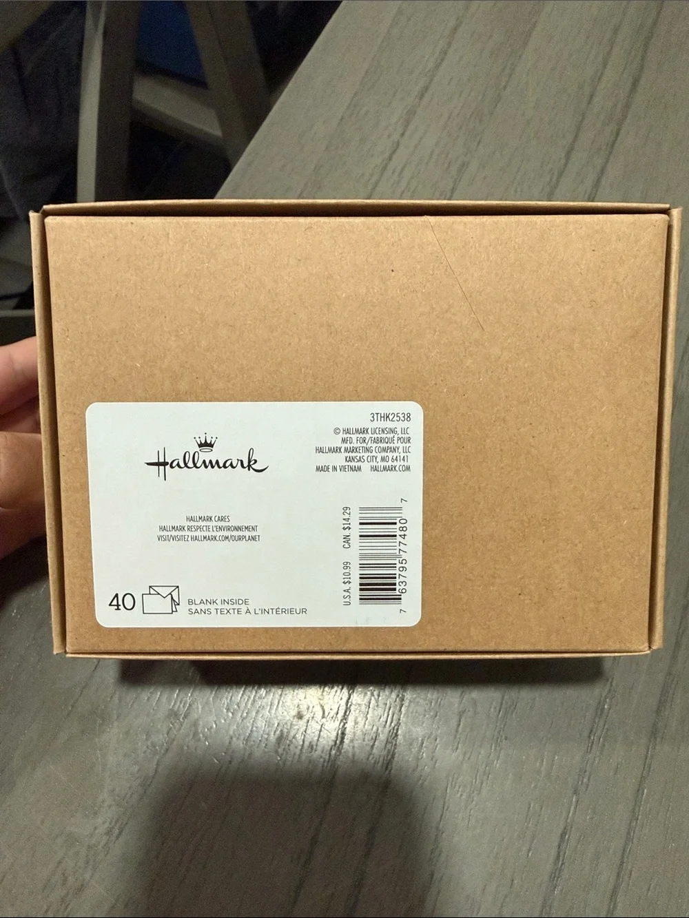 Hallmark Thank You Blank Cards